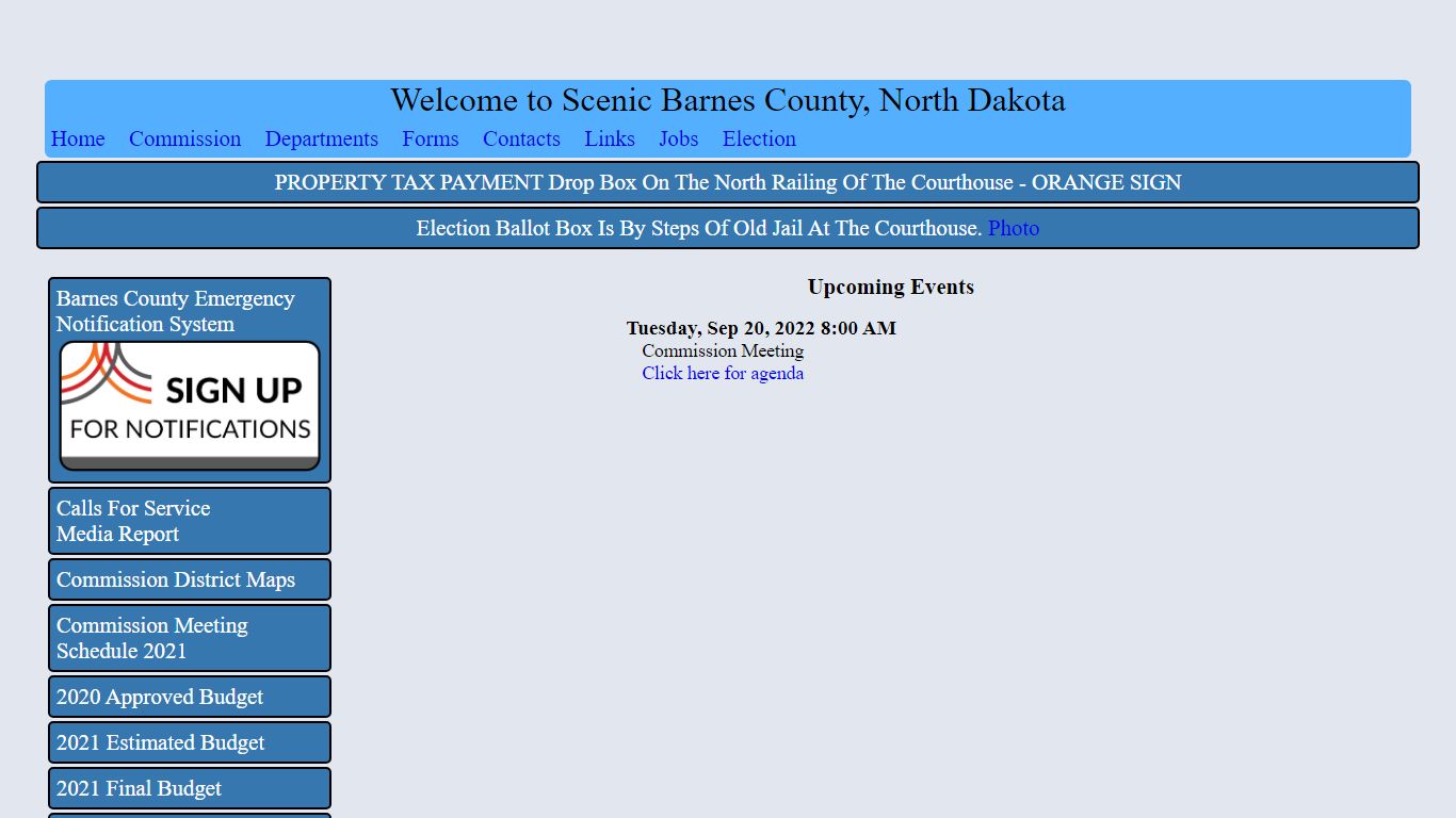Population Roster - Barnes County Webpage